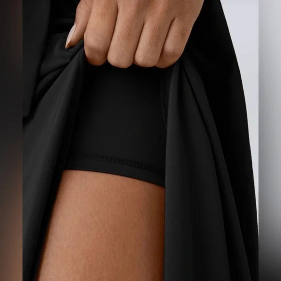 NWT HALARA Breezeful High Waisted Tie Side Split 2-in-1 Curved Hem Skirt. XL - Picture 6 of 14